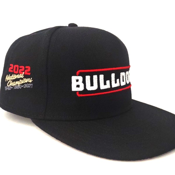 2022 National Champions Georgia Bulldogs Pro-Style Snapback: The Perfect Game Day Accessory!