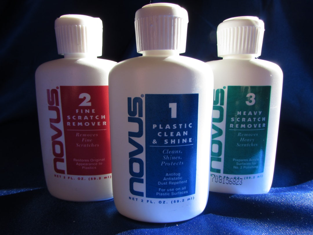 Clean Your LUCITE NOVUS 1, 2, 3 2 Ounces Each Cleaner & Polish System