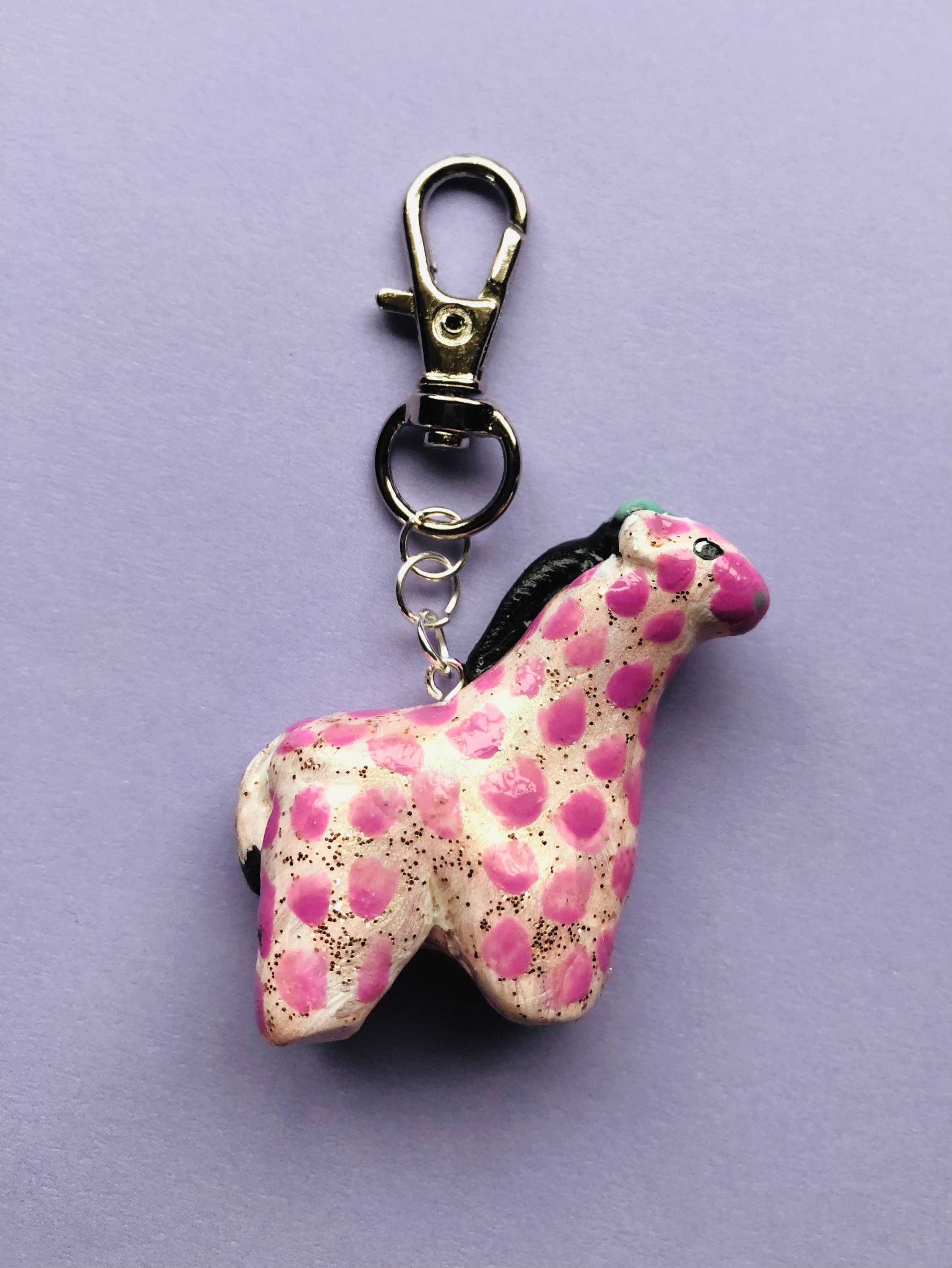 Giraffe Charmhandmade Jewelry,nursery,wild Animals,animal Lover Gift