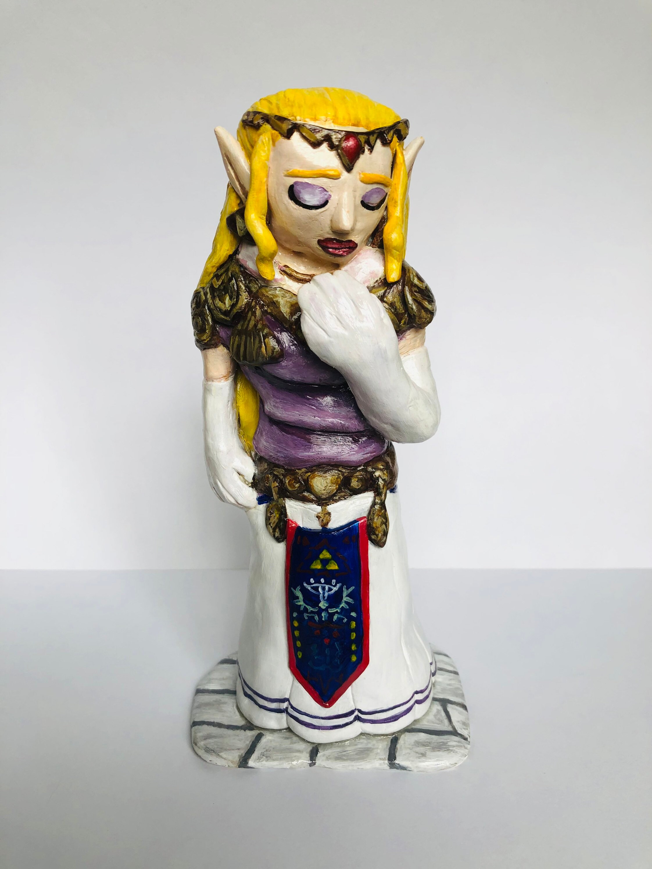 Princess Zelda Clay SculptureHandmadeZelda Ocarina of Etsy