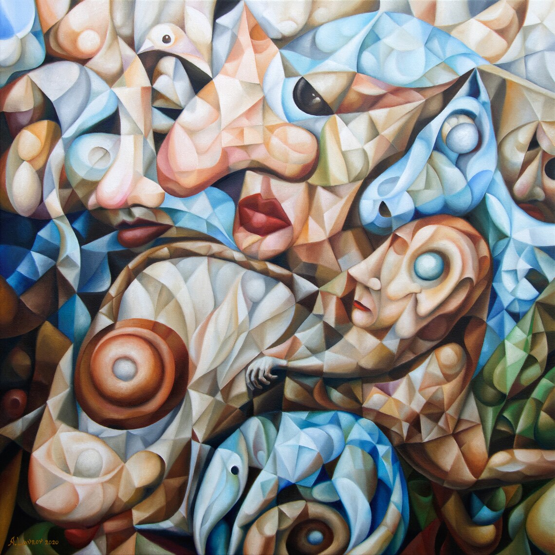 Psychological Symbolism. Original Oil Painting Etsy Denmark