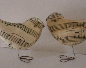 Wedding Antique Music Birds Cake Toppers Newburystreetchic Music Ornaments