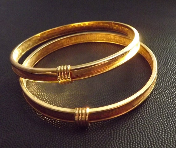 Jewelry Classic Style Gold Bangle Set Newburystre… - image 3