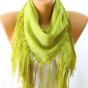 Oil Green Fringe Square Cotton Scarf Scarfs Scarves Shawl Pareo Beach Wrap Women&#39;s Fashion Accessories Gift Ideas For Her Bridesmaids Gifts