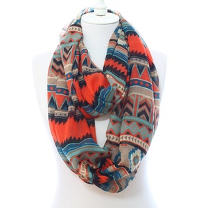 Tribal Southwestern Aztec Scarf Spring Summer Women Accessory Gift For Her Fashion Holiday Perfect Gifts Ideas For Her Him Trending items image 1