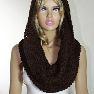 Knit Scarf Knit Infinity Scarf Handknit Scarf Cowl Scarf Knit Cowl Chunky Cowl Cowl Neckwarmer Christmas Gifts Wool Scarf  Infinity Scarves