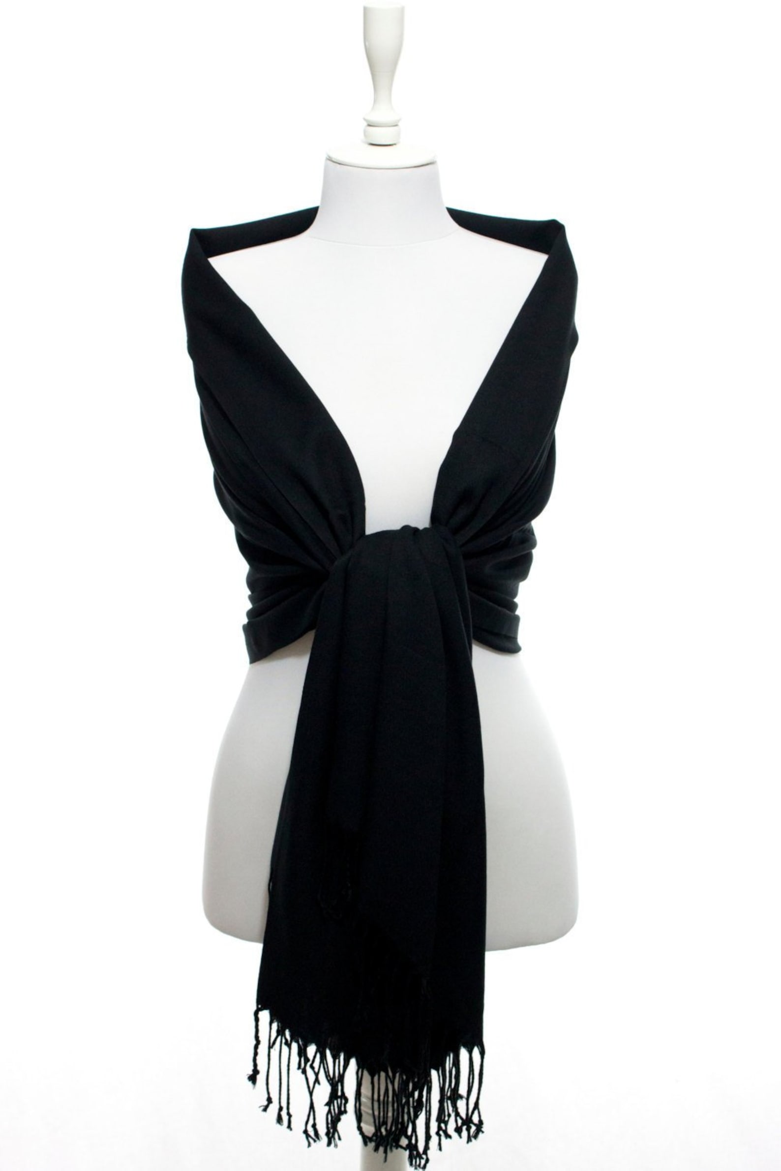 Black Pashmina Black Scarf Pashmina Scarf Pashmina Shawl Black Wedding Shawl Bridal Pashmina