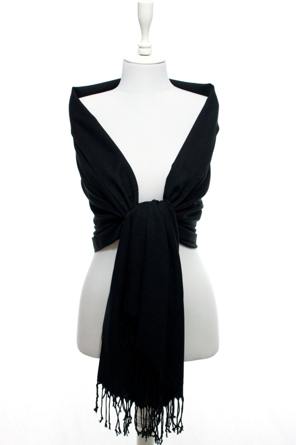 black pashmina for wedding