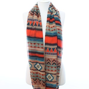 Tribal Southwestern Aztec Scarf Spring Summer Women Accessory Gift For Her Fashion Holiday Perfect Gifts Ideas For Her Him Trending items image 10