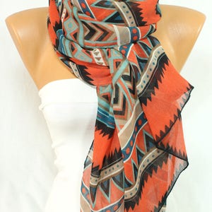 SALE Tribal Southwestern Aztec Scarf Best Seller Women Fashion Accessory Holiday Perfect Christmas New Year Gifts Ideas For Her Him Friend image 10