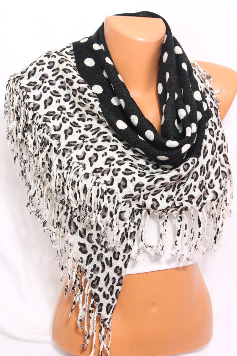 polka dot and leopard print