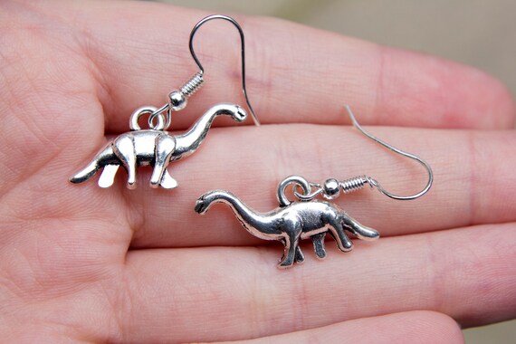 Brontosaurus earrings sale