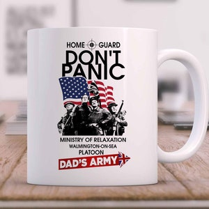 DAD&#39;S ARMY- Happy Father&#39;s day Mug Printed Coffee Mug Gift for Dad, Step Dad, Daddy Birthday