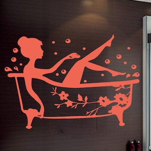 My Time removable Vinyl wall art bathroom Wall Decals shower bath bubbles sticker JRD1