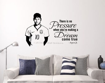 Neymar Wall Decal Etsy