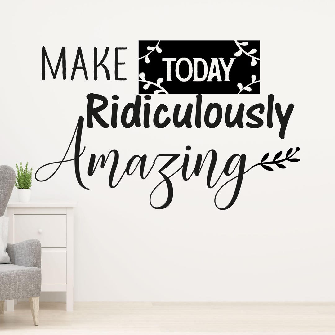 Motivational Quote Vinyl Wall Decal, Inspirational Home Office Art - Etsy