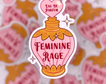 Feminine Rage Perfume Sticker | Feminist Stickers