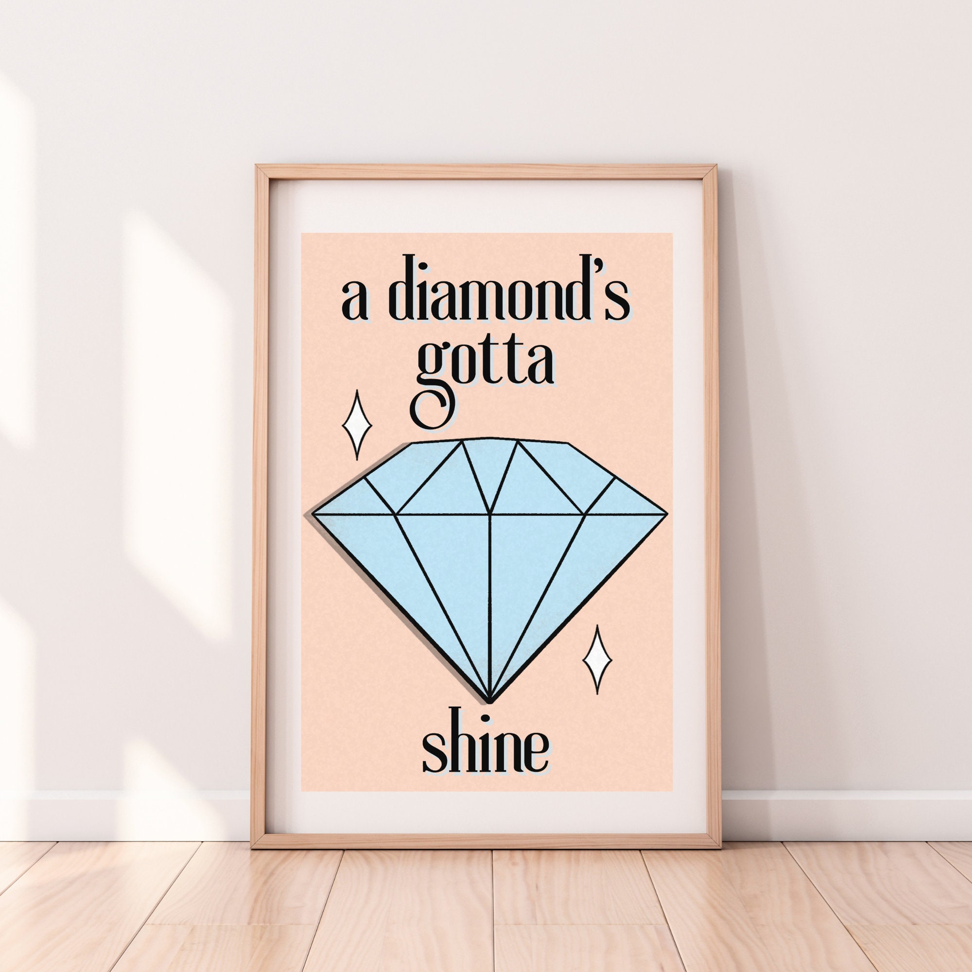what's a girl gonna do a diamond's gotta shine (sparkle) - Taylor Swift  Art Board Print for Sale by stainedauroras