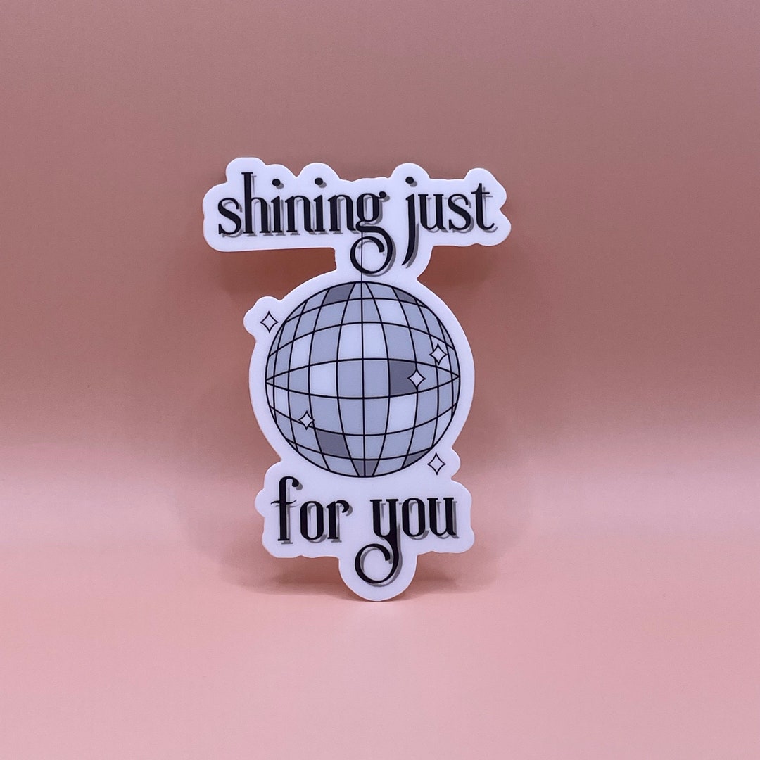 Taylor Swift Mirrorball Sticker Taylor Swift Folklore Etsy
