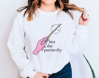 Hex the Patriarchy Sweatshirt: Feministisches Halloween-Kostüm
