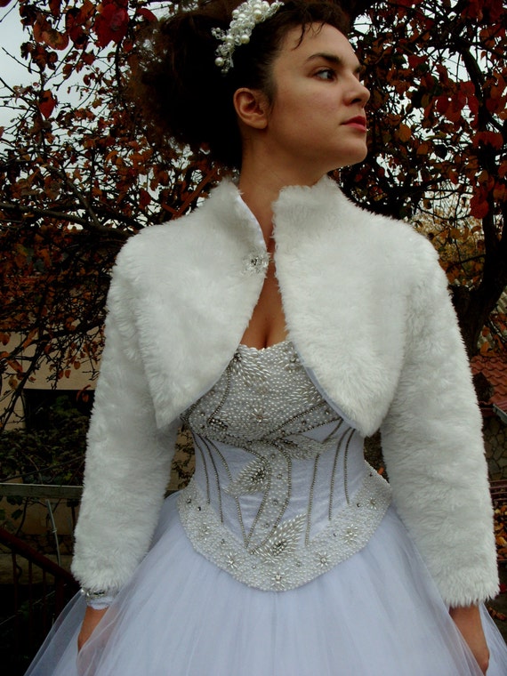 Bridal Faux Fur Bolero Accessories 