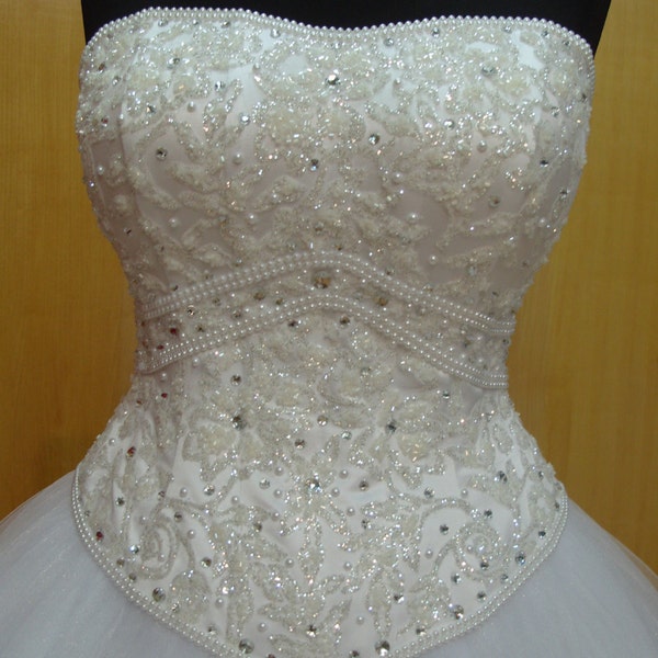 Corset Wedding Dress - Etsy