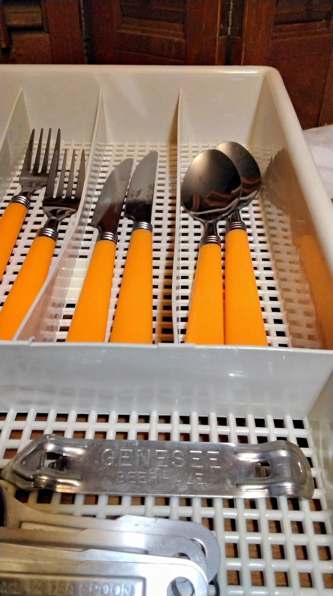 Vintage Cutlery Tray United Plastics Silverware Tray 5 Etsy