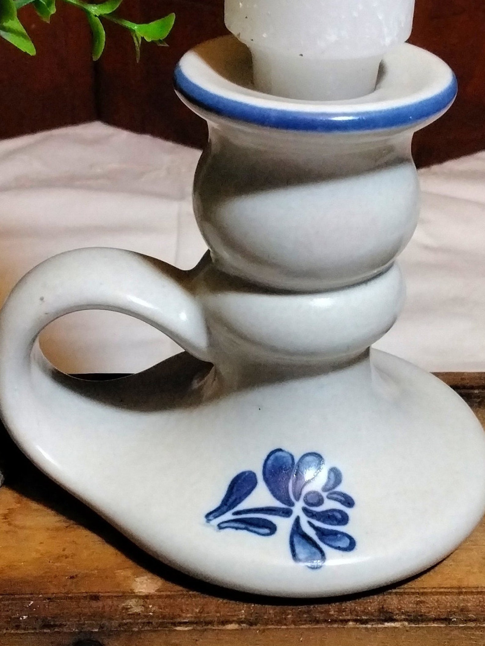 Vintage Pfaltzgraff Candle Stick Holders Yorktowne Pattern Etsy