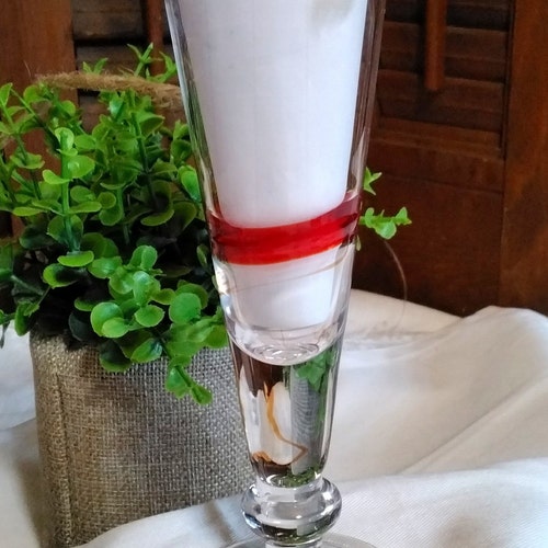SALE-Vintage Swirl Line Glasses, shops Pier1 Red & White Swirl Line Cordial Glasses,Set/8, MixnMatch Patterns, 2oz,Bar Glasses,Barware, Hand Blown