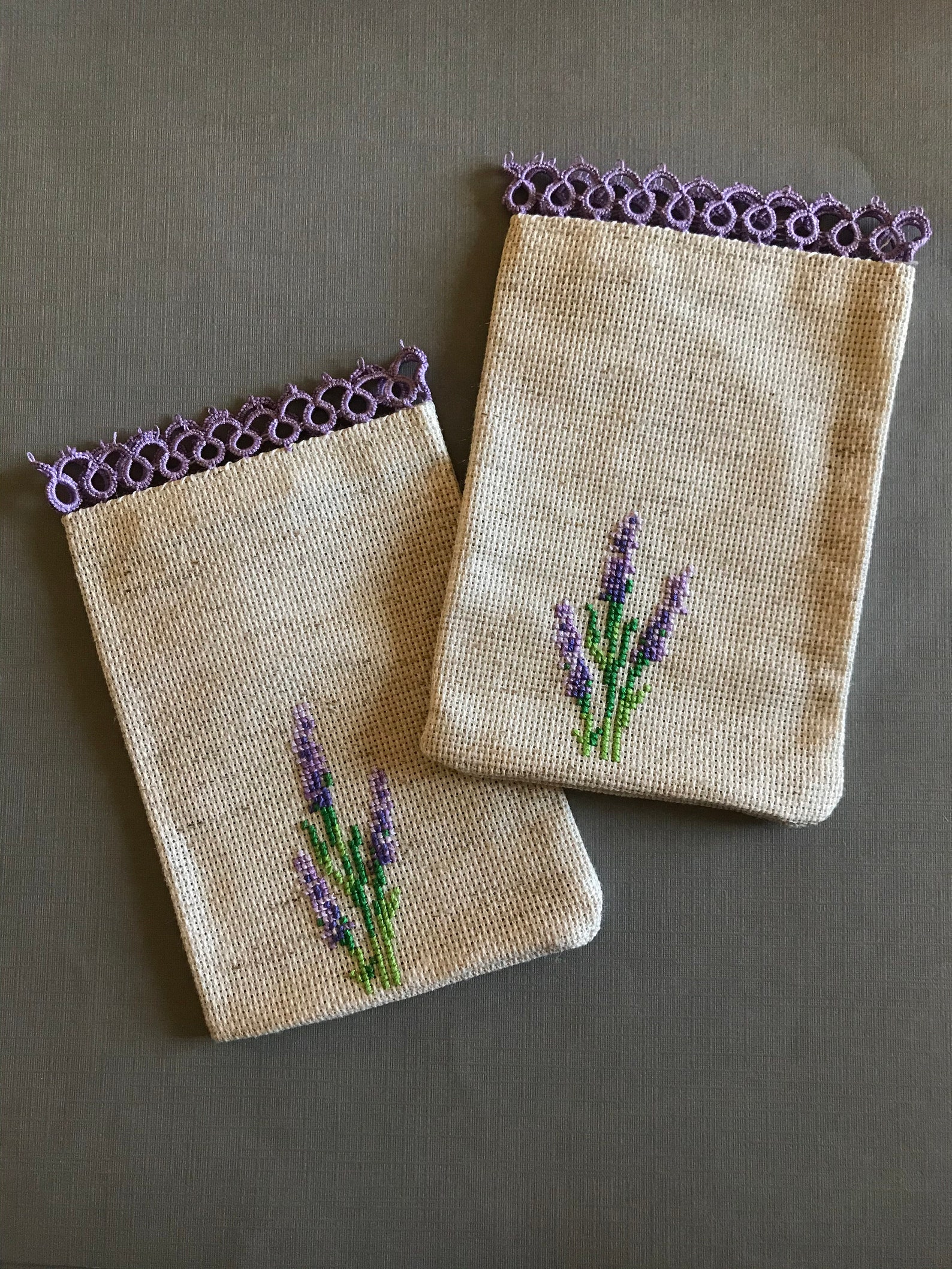 Empty Potpourri Bag Tatting Bag Lavender Bag Cross Stitch Etsy