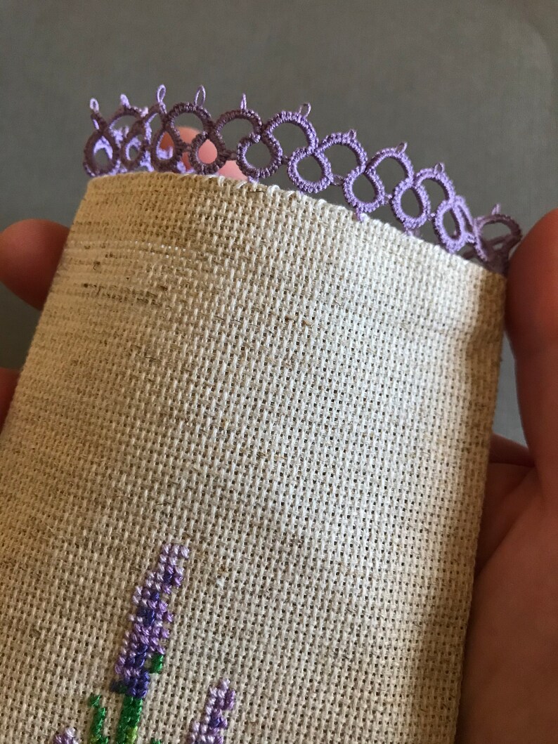 Empty Potpourri Bag Tatting Bag Lavender Bag Cross Stitch Etsy