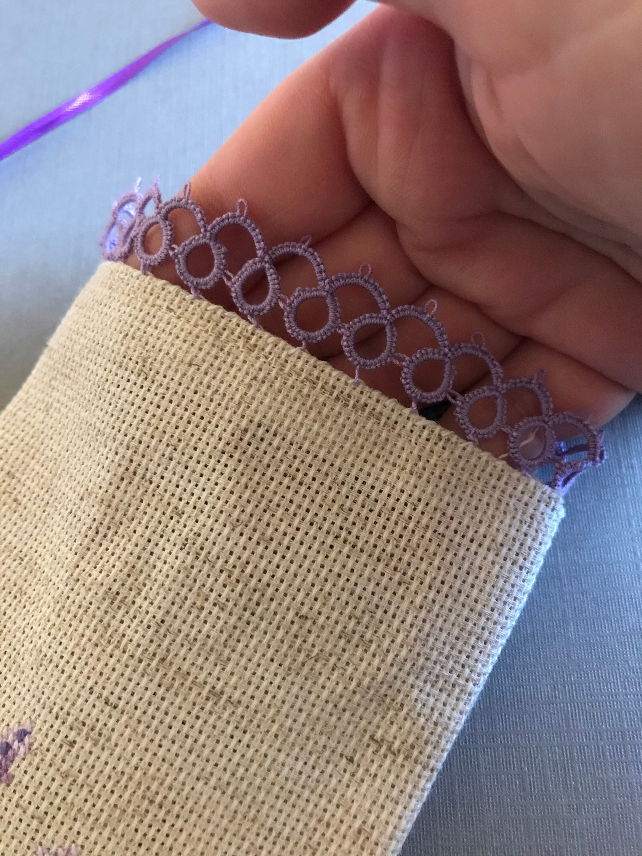 Empty Potpourri Bag Tatting Bag Lavender Bag Cross Stitch Etsy