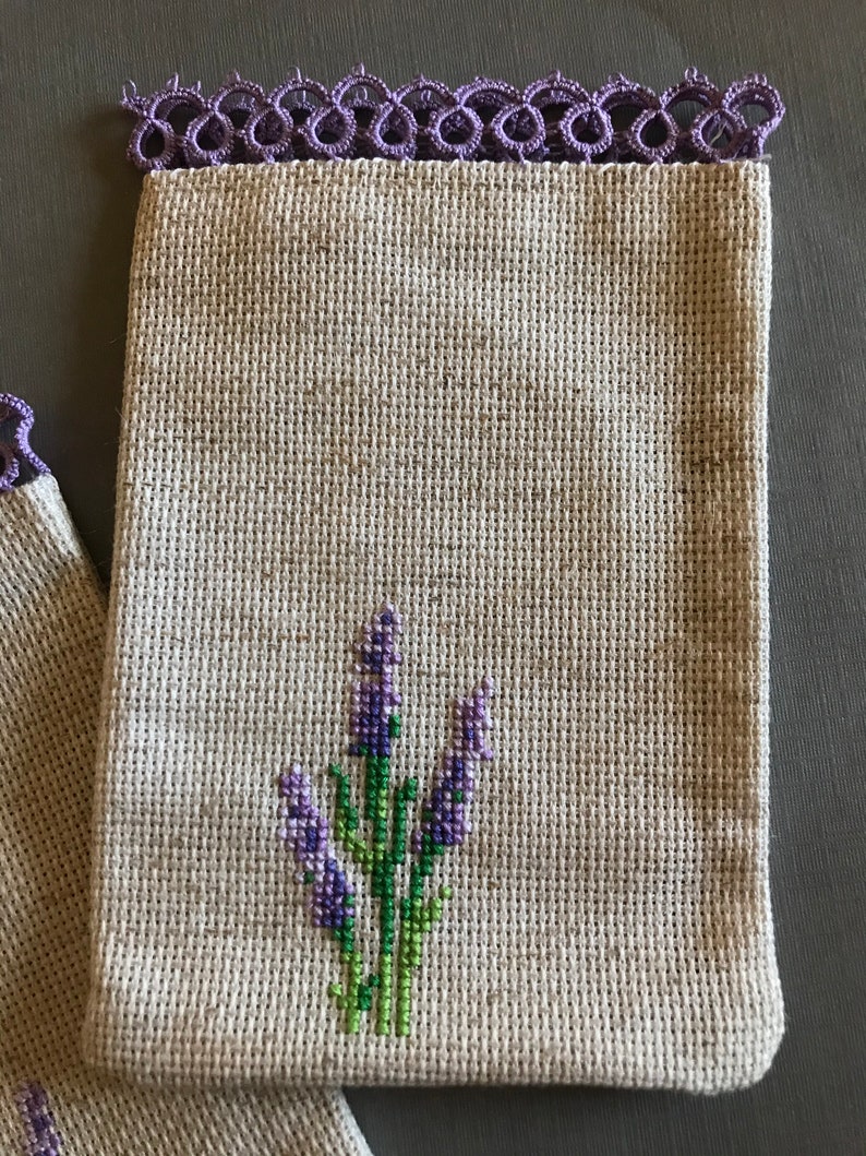 Empty Potpourri Bag Tatting Bag Lavender Bag Cross Stitch Etsy