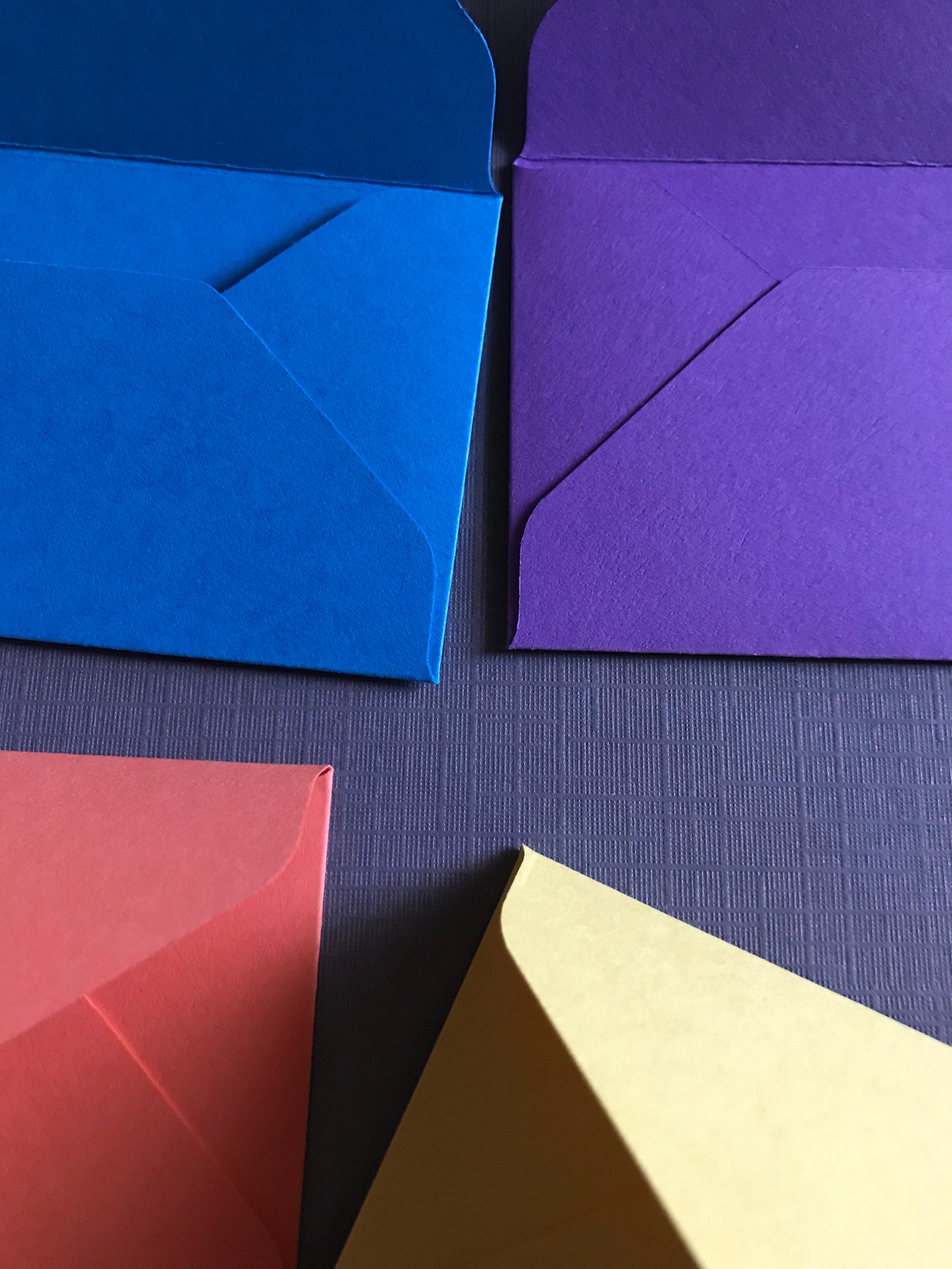 Set of 6 card stock envelopes 65lb heavy weight card stock Etsy