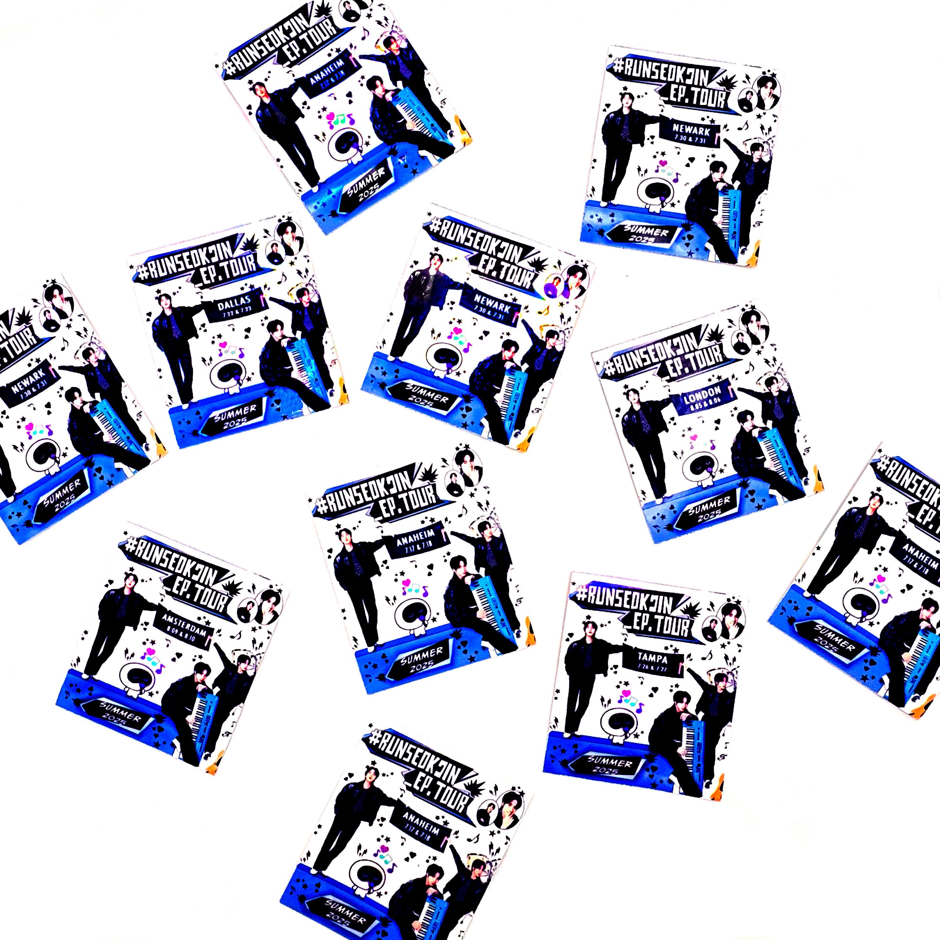 RUNSEOKJIN EP.TOUR キーホルダー、ステッカーセット RUNSEOKJIN EP