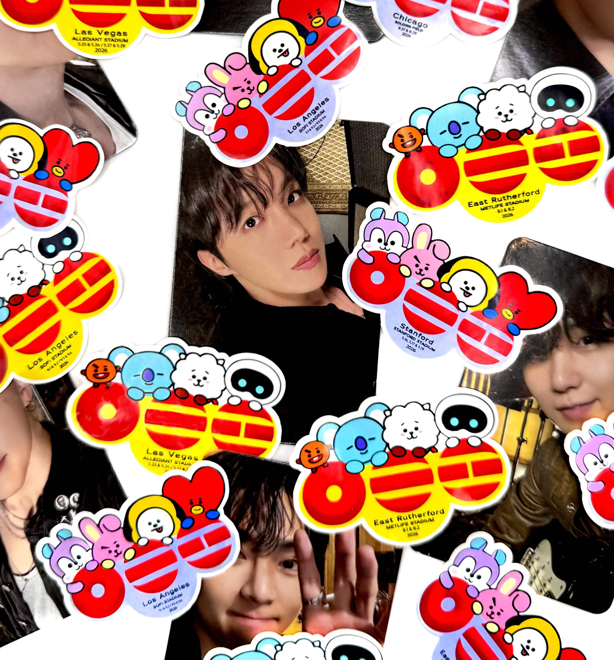 Btsの車用ステッカー - Etsy 日本