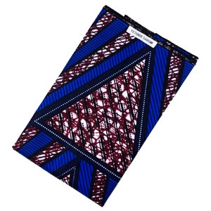 Blue African Print Headwrap image 1