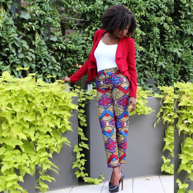 Wunmi African Print Cigarette Pants image 4