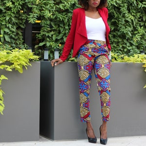 Wunmi African Print Cigarette Pants image 3