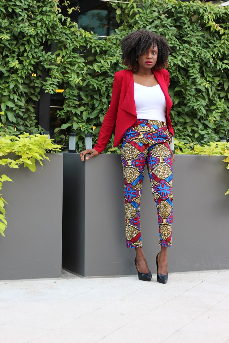 Wunmi African Print Cigarette Pants image 3