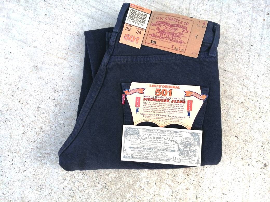 Levis 501 W28 L34 - Etsy