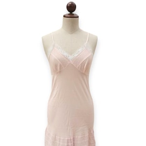 Vintage nylon slip made in Italy size S-M, 1950s