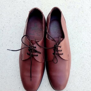 Barteng & Sons vintage lace-up leather shoes made in Italy size 43