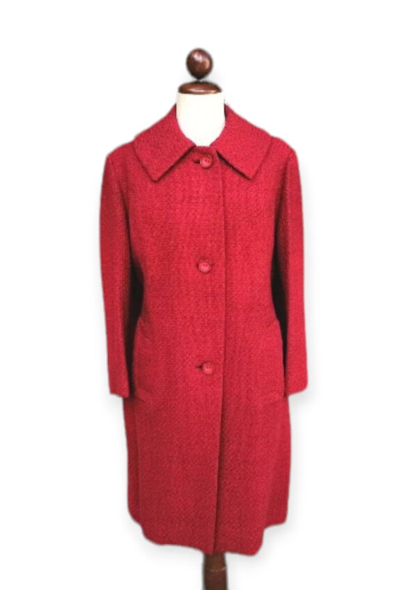 Buy Women Coat Vintage Wool Made in Italy Size M-L, 1950s Online 