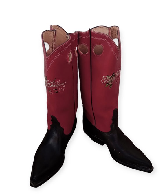 beautiful vintage harley davidson cowboy boots n … - image 3