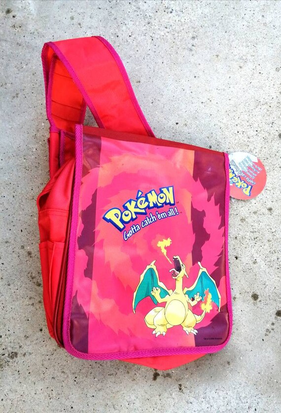 Pokemon nintendo vintage shoulder backpack made in