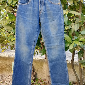 Vintage Levi Red tab lot 535 filled girl  standard fit  button fly W 27 L 32