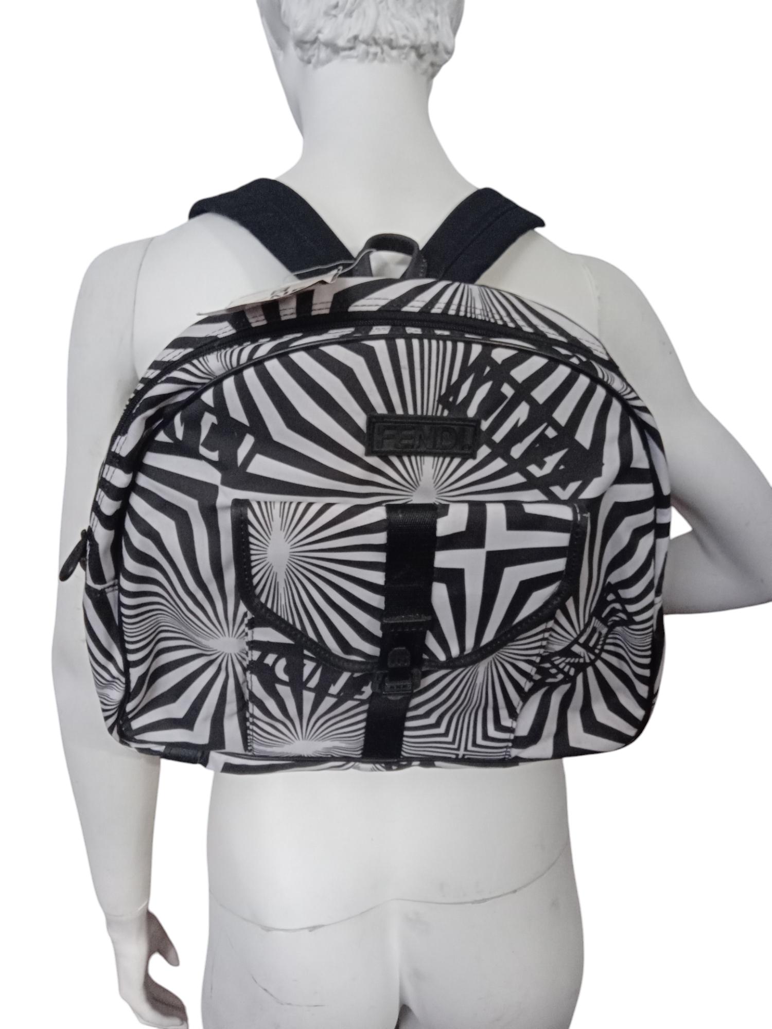 Vintage Fendi Backpack, Stationery Made in Italy, 1990s - Etsy display picture 2