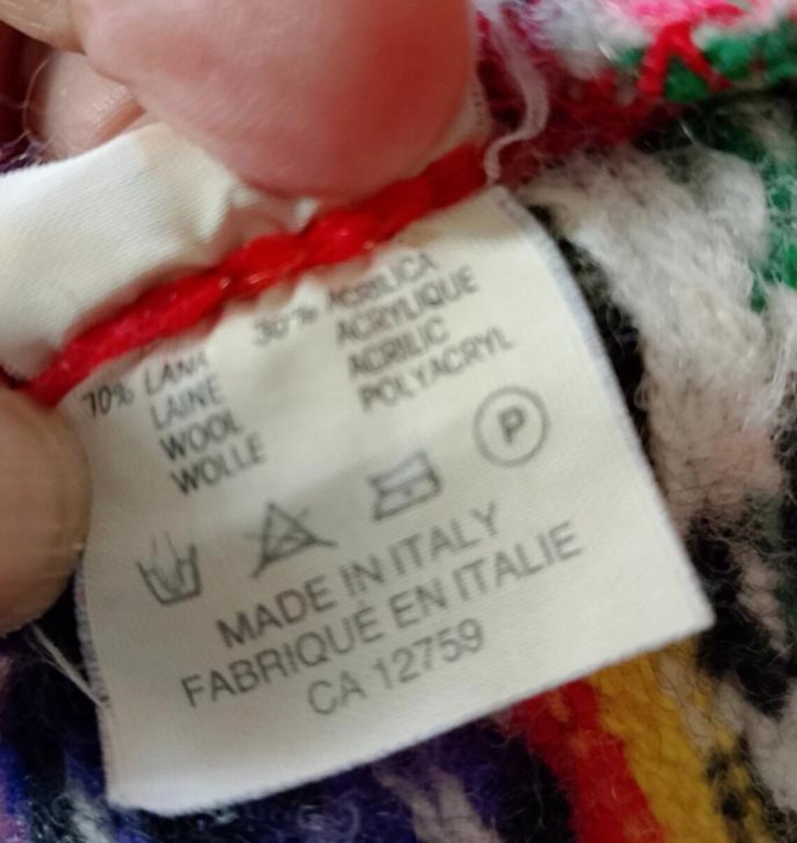 Maglione Stefanel vintage lana 70% size M, foto 4 di 5