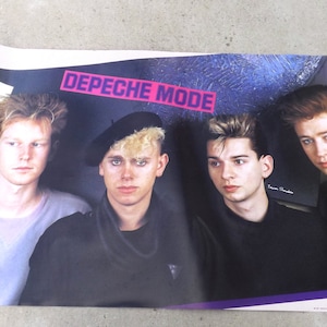 Depeche Mode Cartel original 'una foto de la reimpresión de Fabio Nosotti 1980i